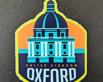 Oxford Vereinigtes Königreich 3 "Vinyl Aufkleber, Sammelalbum Aufkleber Gepäck Wasserflasche Laptop Reise Flagge Stadt Land