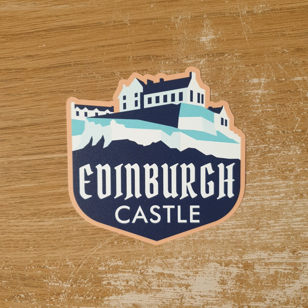 Edinburgh Scotland Vinyl Sticker Decal Luggage Laptop Notebook Journal