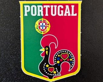 Portugal 3" vinyl sticker sticker voor bagage, bidon laptop plakboek reisdagboek notebook cadeau vlag dagboek stad land
