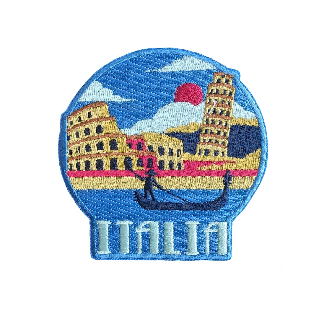 Italian Flag National Emblem Iron-On Sew On Embroidered - Foto 12