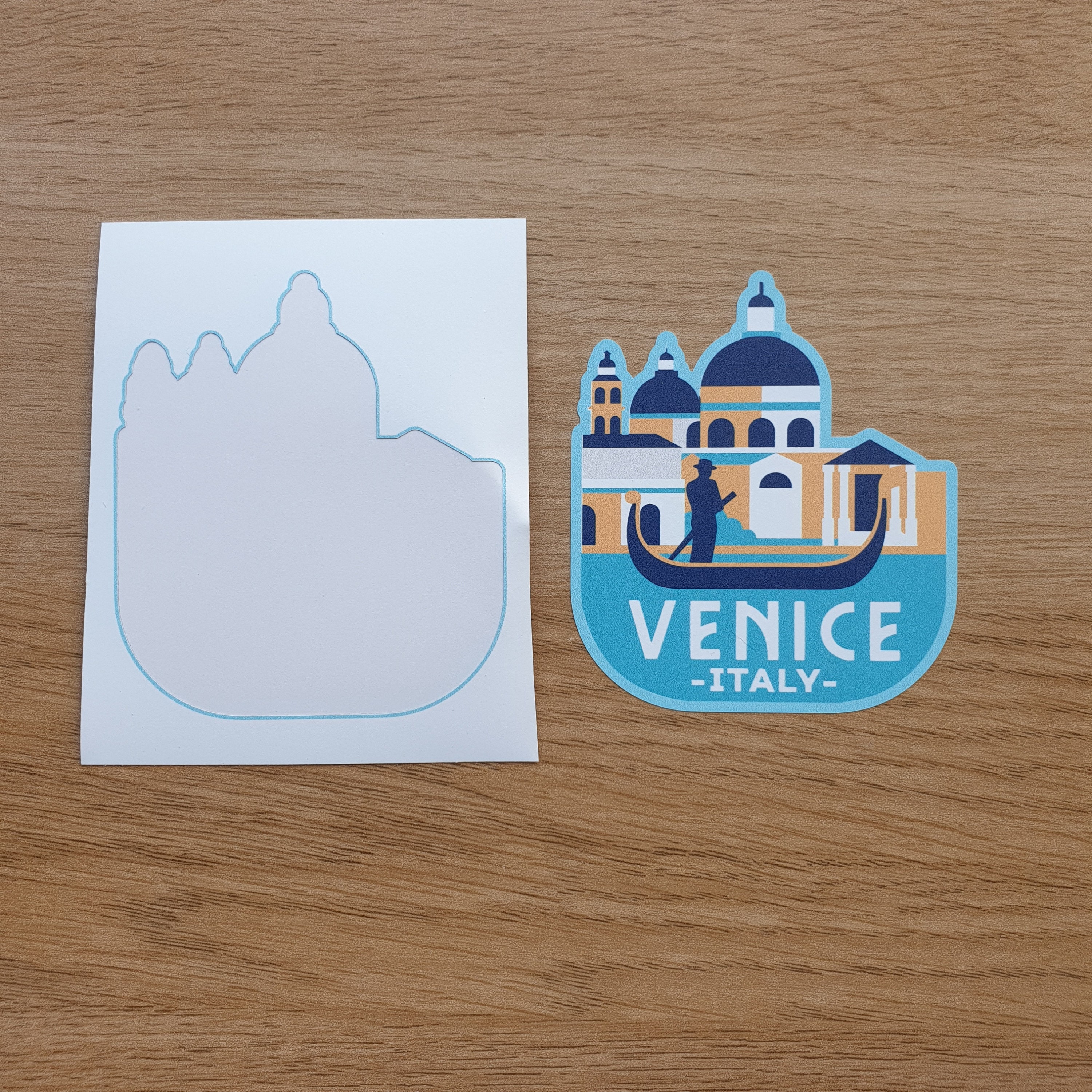 Venice Italy Vinyl Sticker Decal Luggage Laptop Notebook Journal Gift  Suitcase Waterproof Scrapbook Helmet Car 