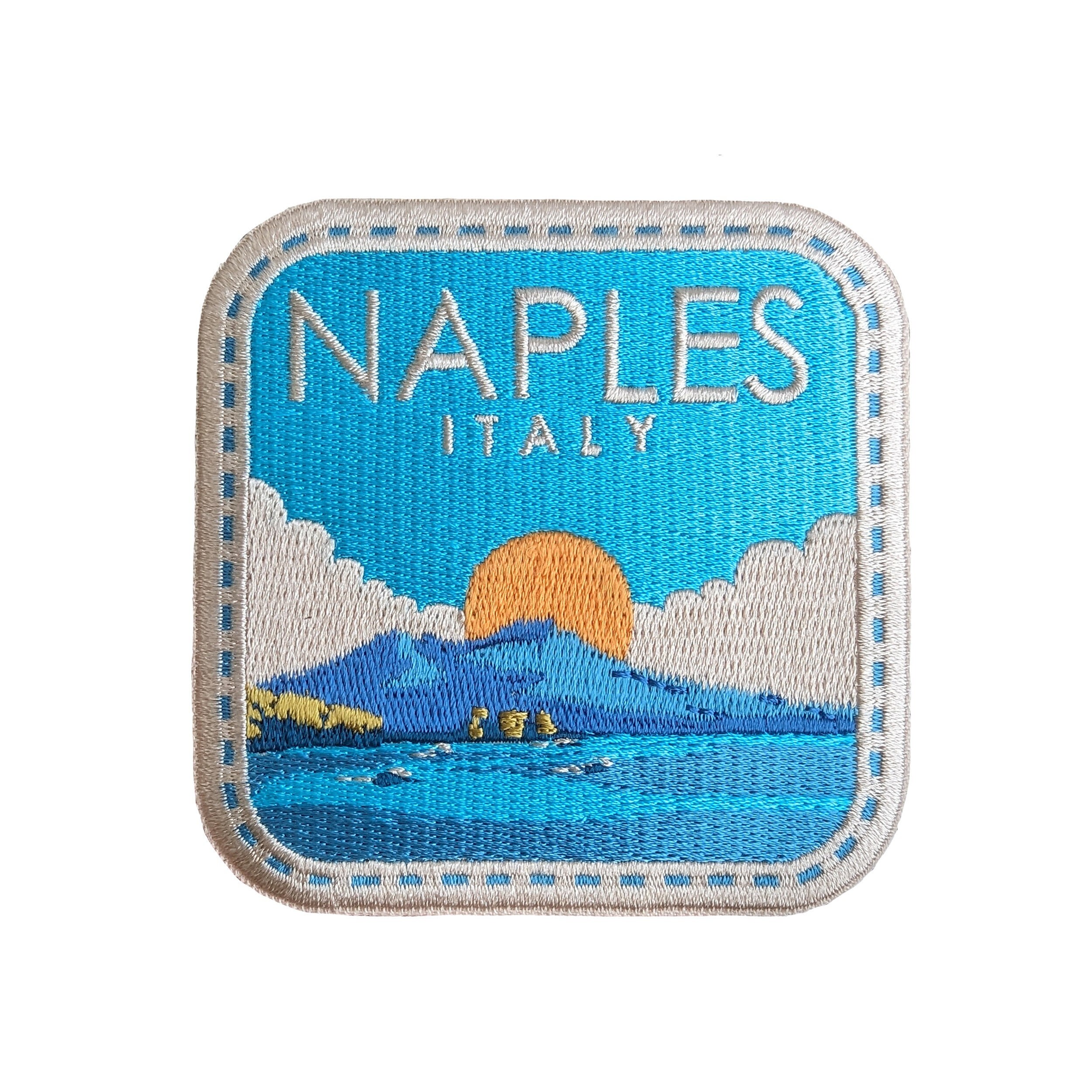 ECUSSON PATCH Italie Naples Napoli Volcan Vesuve EUR 4,99 - FR