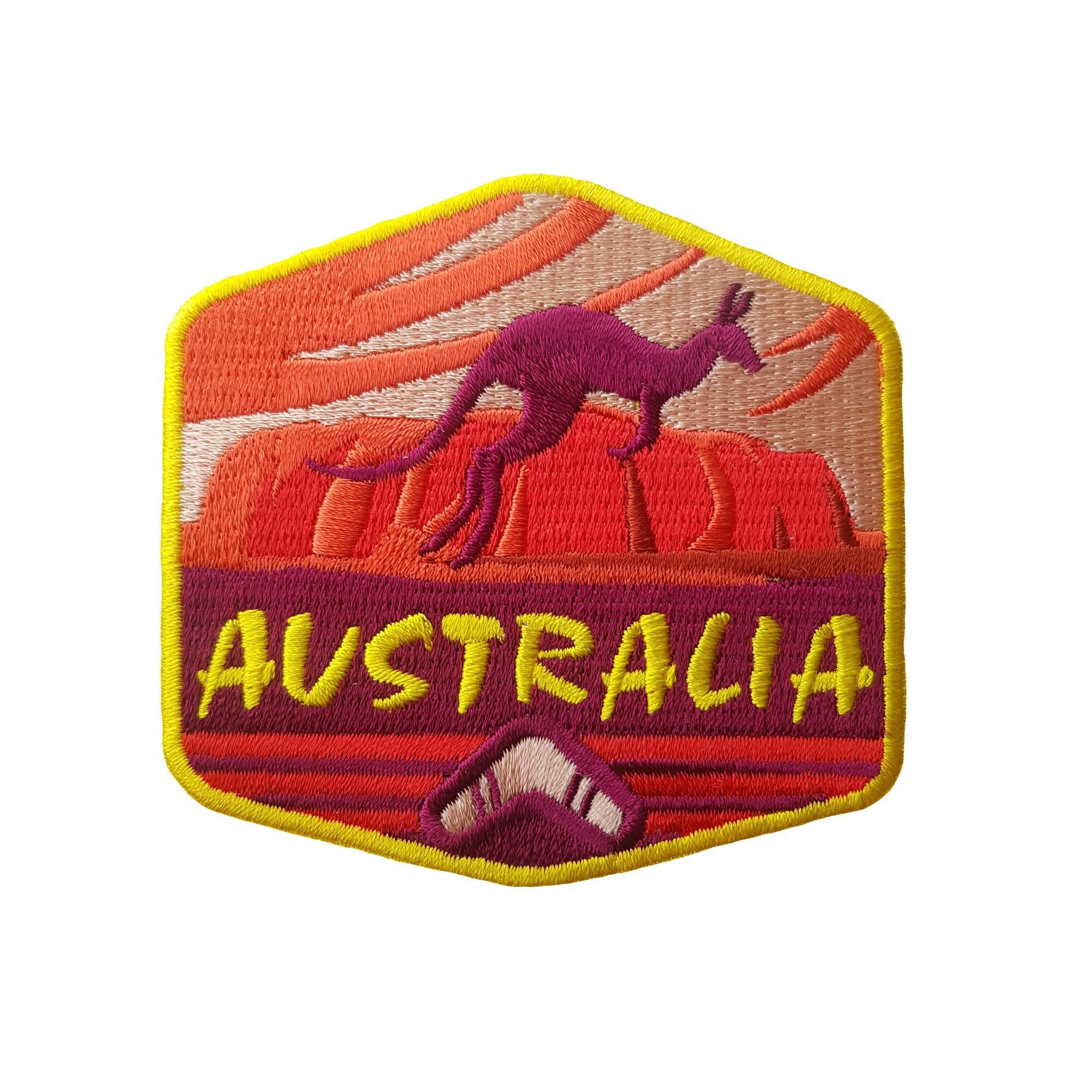 Australia Travel Patch Embroidered Iron on Sew on Badge Souvenir