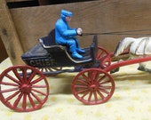 Antique Cast Iron Police Chief Car