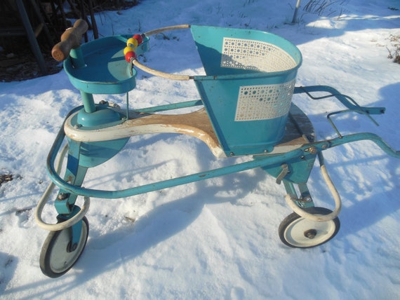 Vintage Buggy Baby Walker