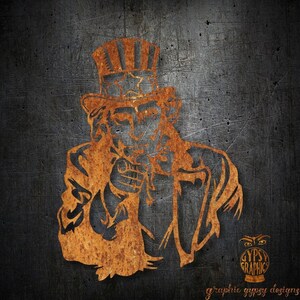Uncle Sam Svg Dxf Png, Graphics Clipart, Patriotic Svg, USA Silhouettes, Digital Download Americana Svg, Dxf for CNC, Laser Svg, Graphics