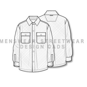 Menswear clothing CAD T-shirt