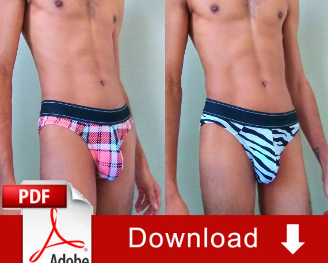 Mens Full Coverage Underwear Sewing Pattern Underwear Sewing Etsy