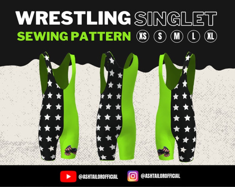 Mens Wrestling Singlet Sewing Pattern Mens Body Suit Sewing Etsy