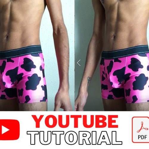Mens Front Pouch Brief Underwear Sewing Pattern PDF Etsy