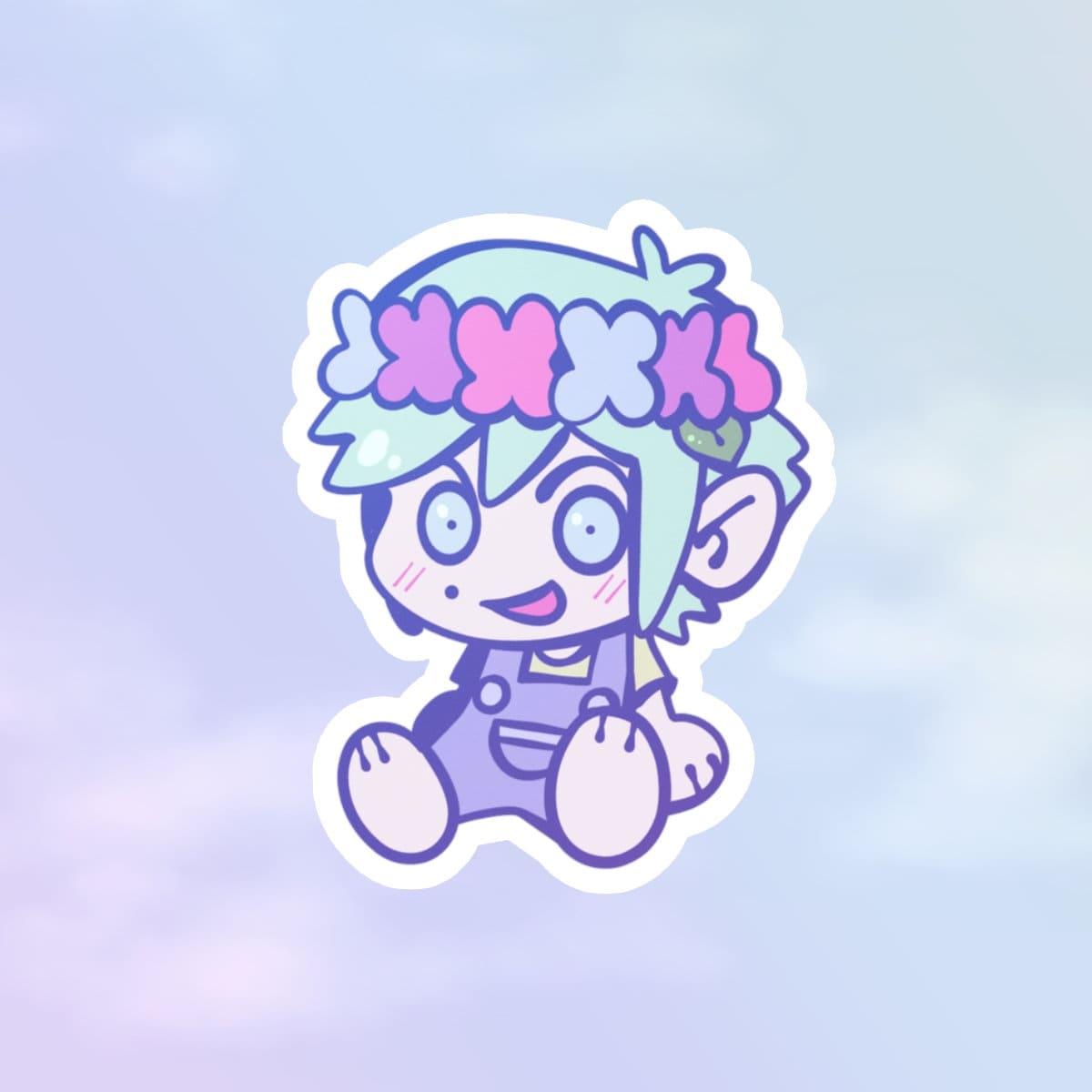 Chibi Basil OMORI Sticker Decal Etsy