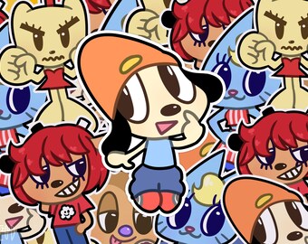 Chibi Parappa The Rapper Stickers