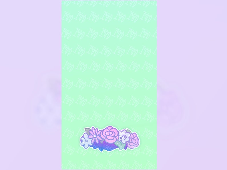 Basil's Flower Crown OMORI Inspired HD Phone Wallpaper Etsy