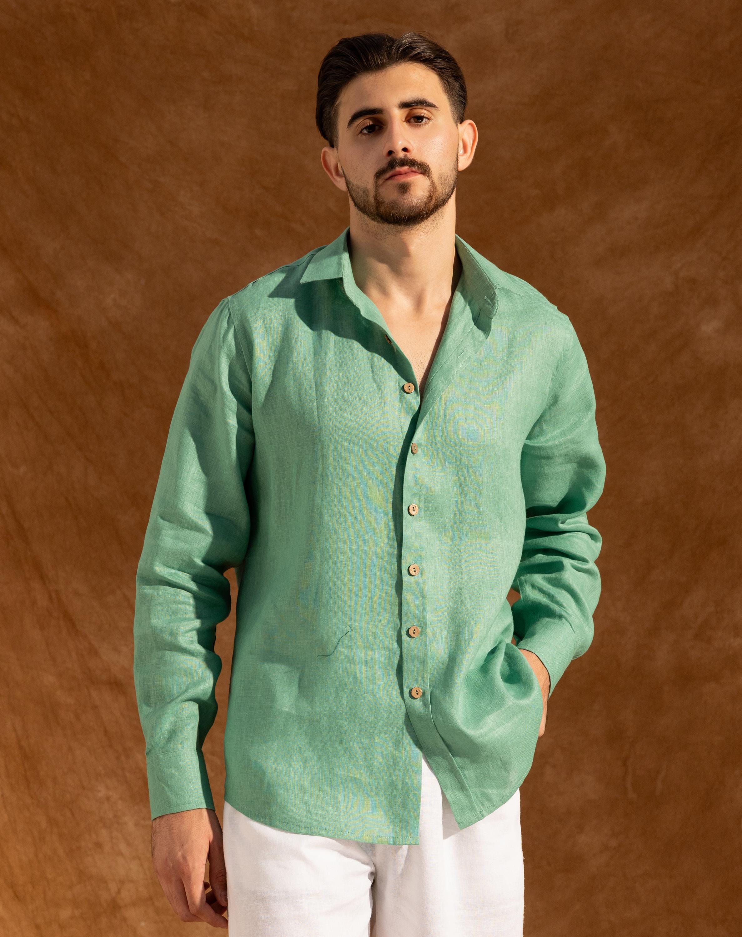 Chemise homme en lin Canada