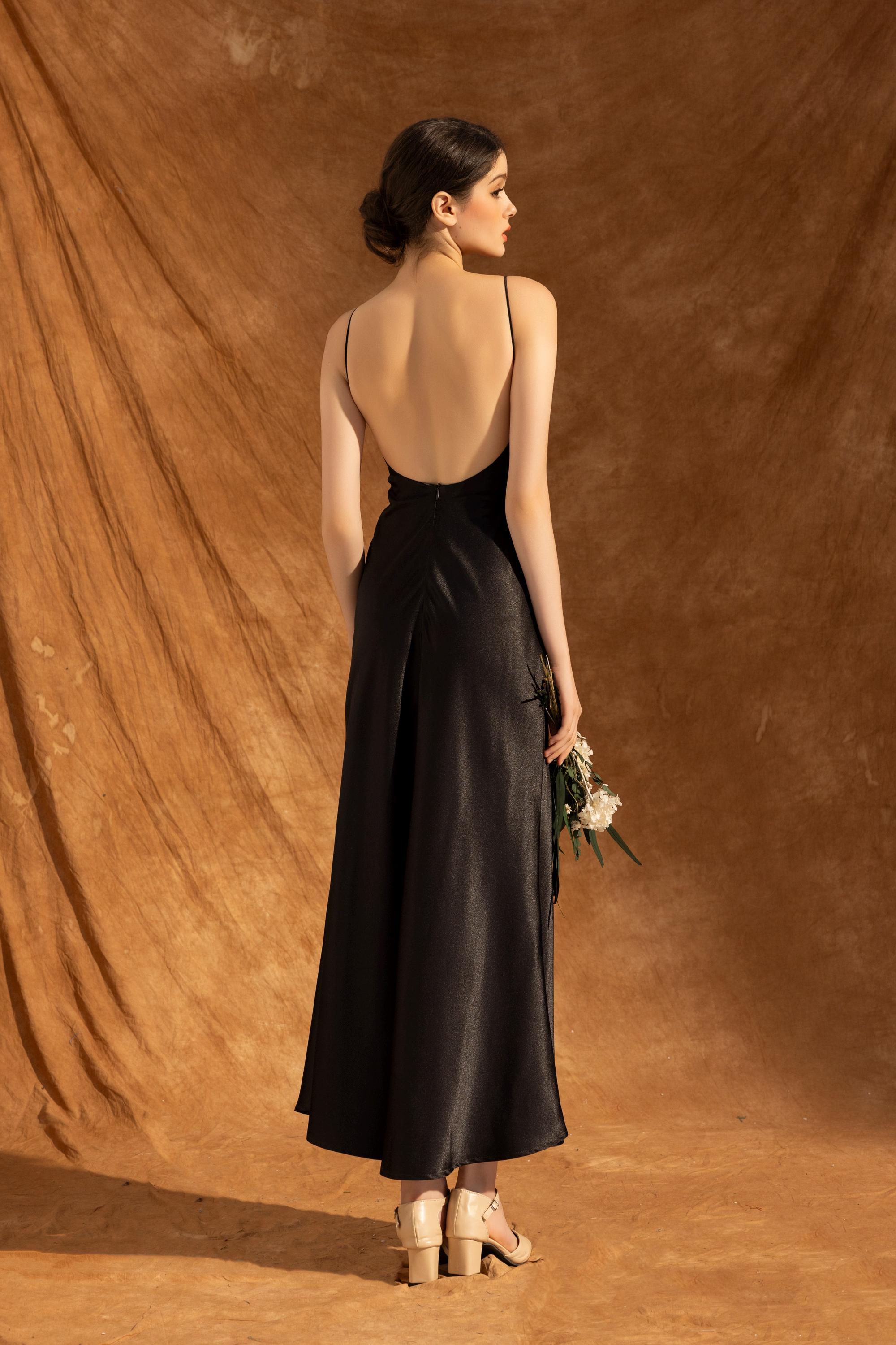 Backless Pencil Midi Dress - Etsy