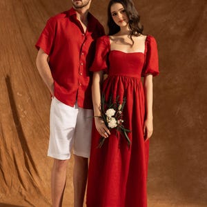 a man and a woman standing next to each other