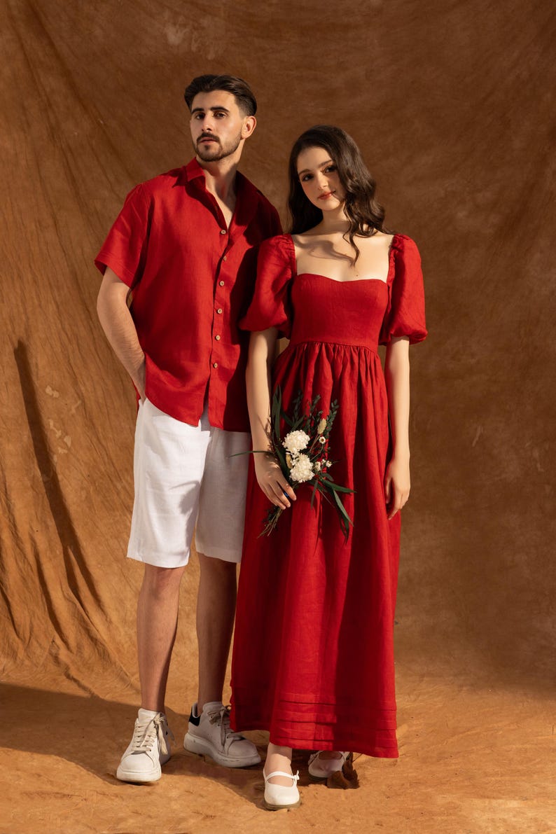 a man and a woman standing next to each other