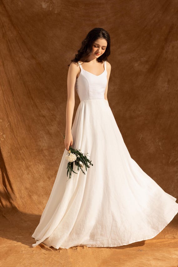 tulle maxi dress Milla Women's Cloudy Blue With Ruffled Skirt and full lining vintage wedding dresses Elegant A-line Off the My Actual Bust is:54