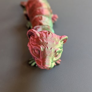 Articulated Ferret Fidget Toy: 3D Printed PLA Plastic