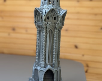 Fire in the Night Dice tower - 3d printed Dice Tower - DnD Dice Tower