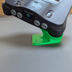 Nintendo 64 Display Holder: 3D Printed Dunk Style Game Room Decor