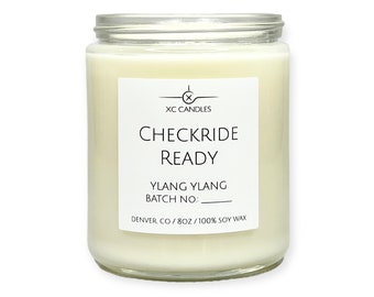 CHECKRIDE READY — Ylang Ylang: Airplane Candle, Scented Candle, Pilot Decor