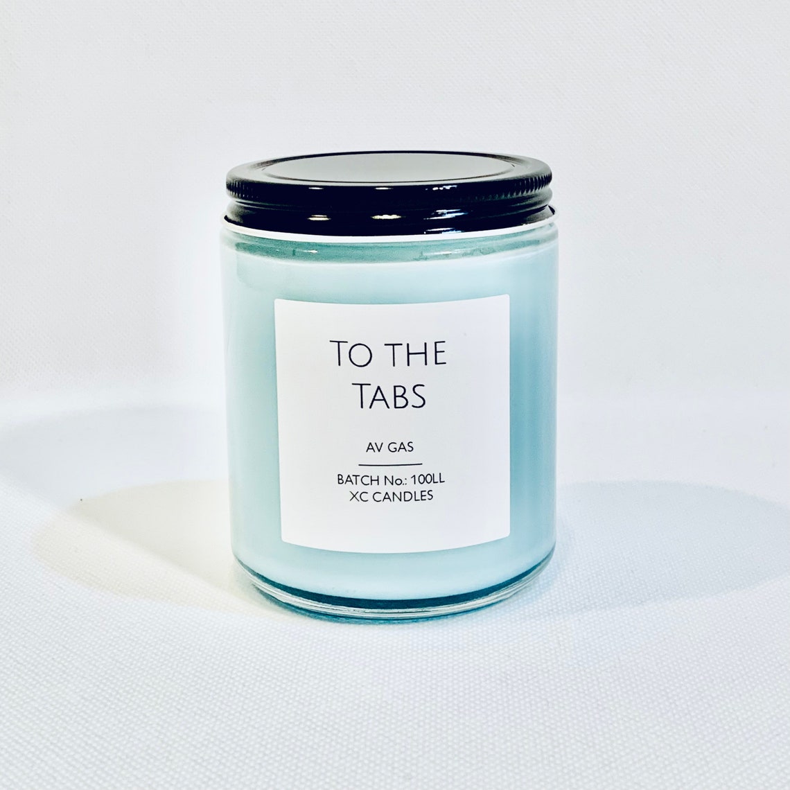TO THE TABS Av Gas Airplane Candle Scented Soy Candle Etsy
