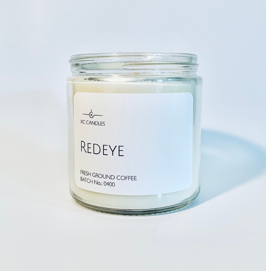 REDEYE Fresh Ground Coffee Airplane Candle Scented Soy Etsy