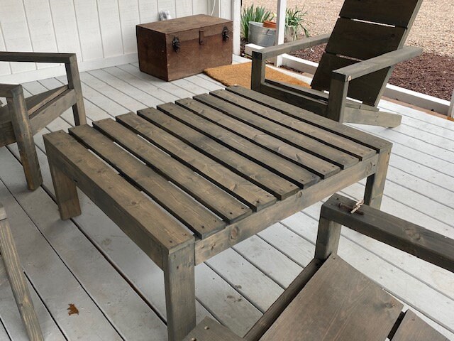 Rustic Outdoor Coffee Table | Etsy
