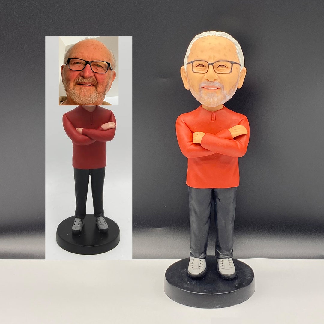 Custom Bobbleheadsman Bobble Head Custom Personalized Etsy