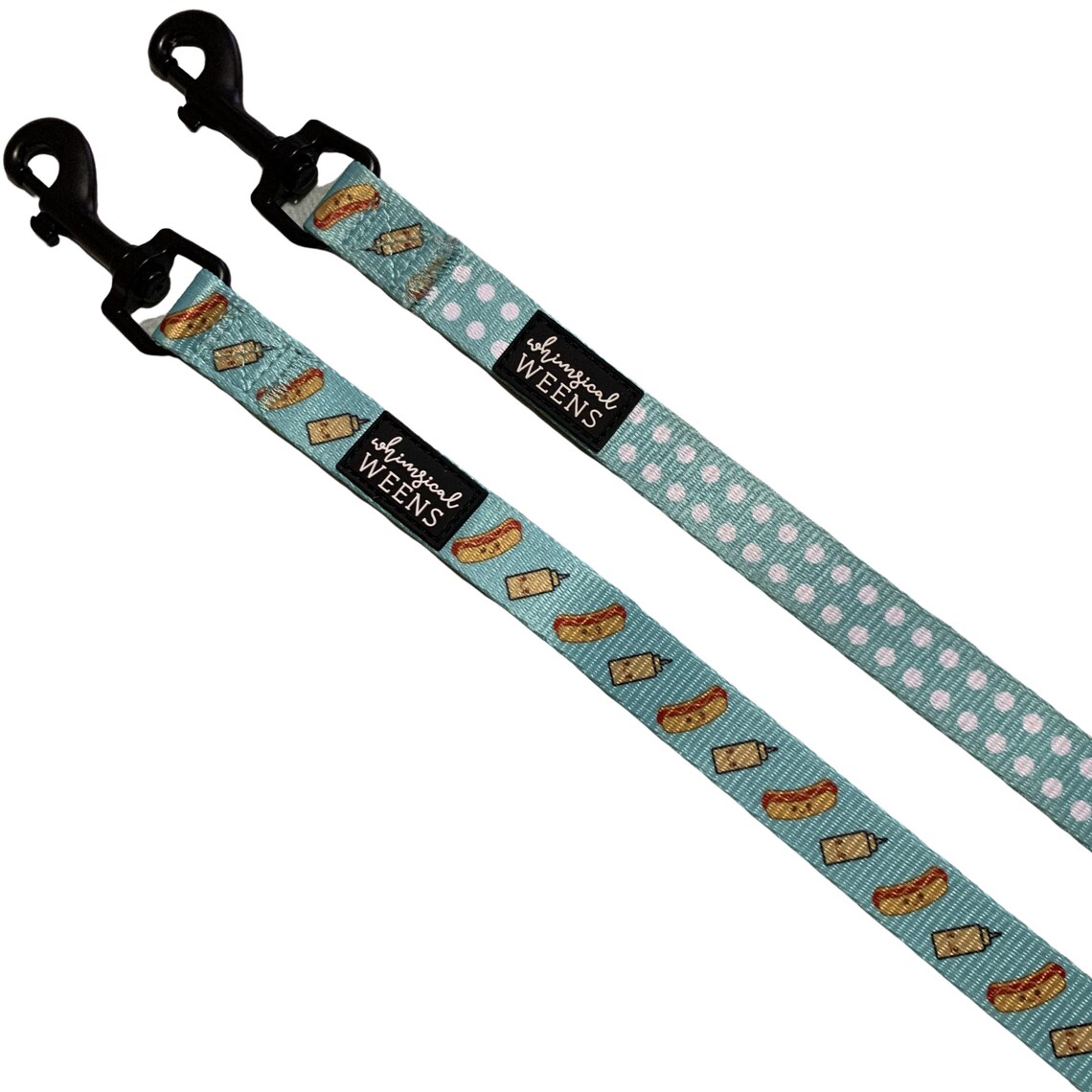 Hot Dog Dog Reversible Leash Sausage Dog Leash Dachshund Etsy