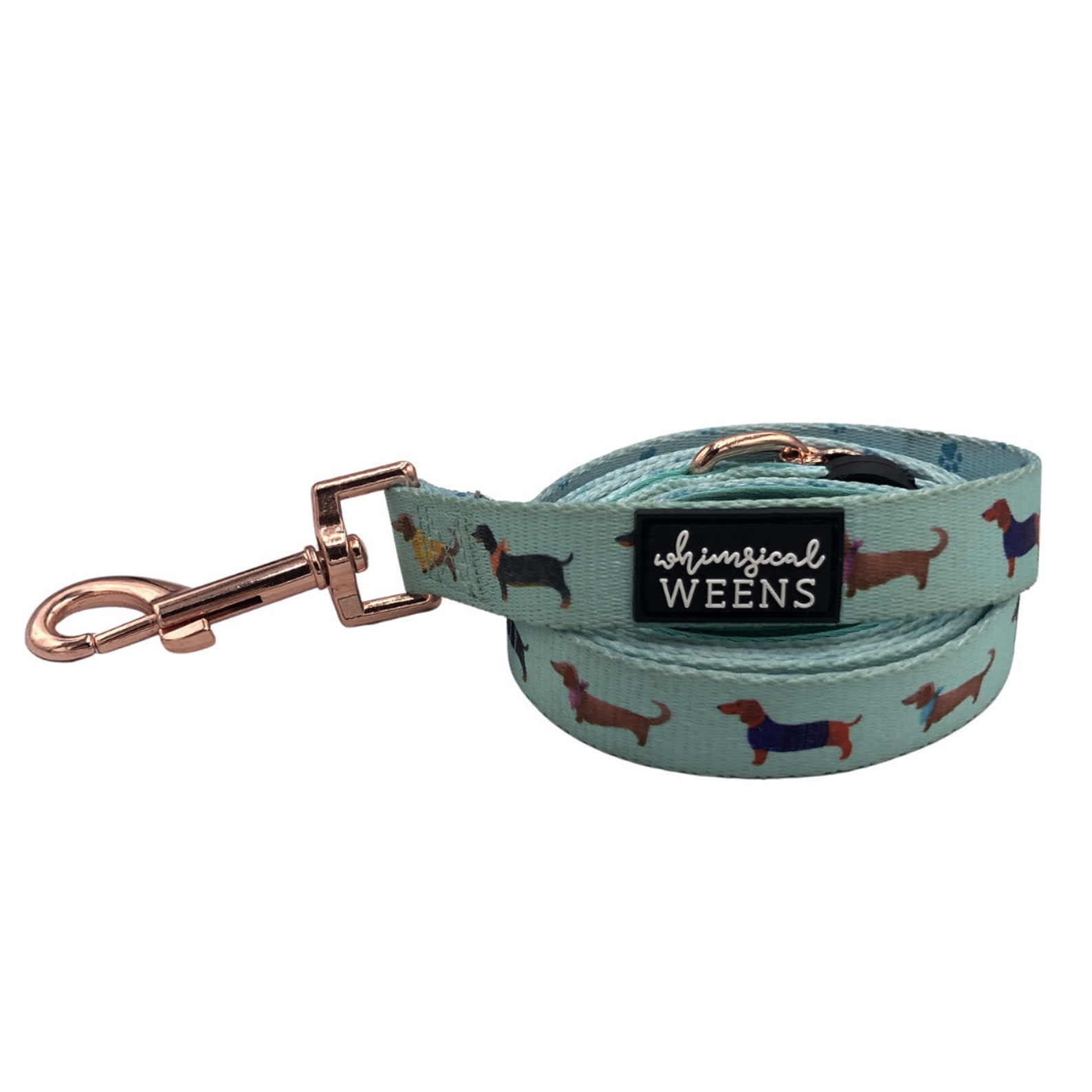 Dachshund Dog Reversible Leash, Dog Lead, Sausage Dog Leash, Hot Dog, Weener, Doxie, Teckel