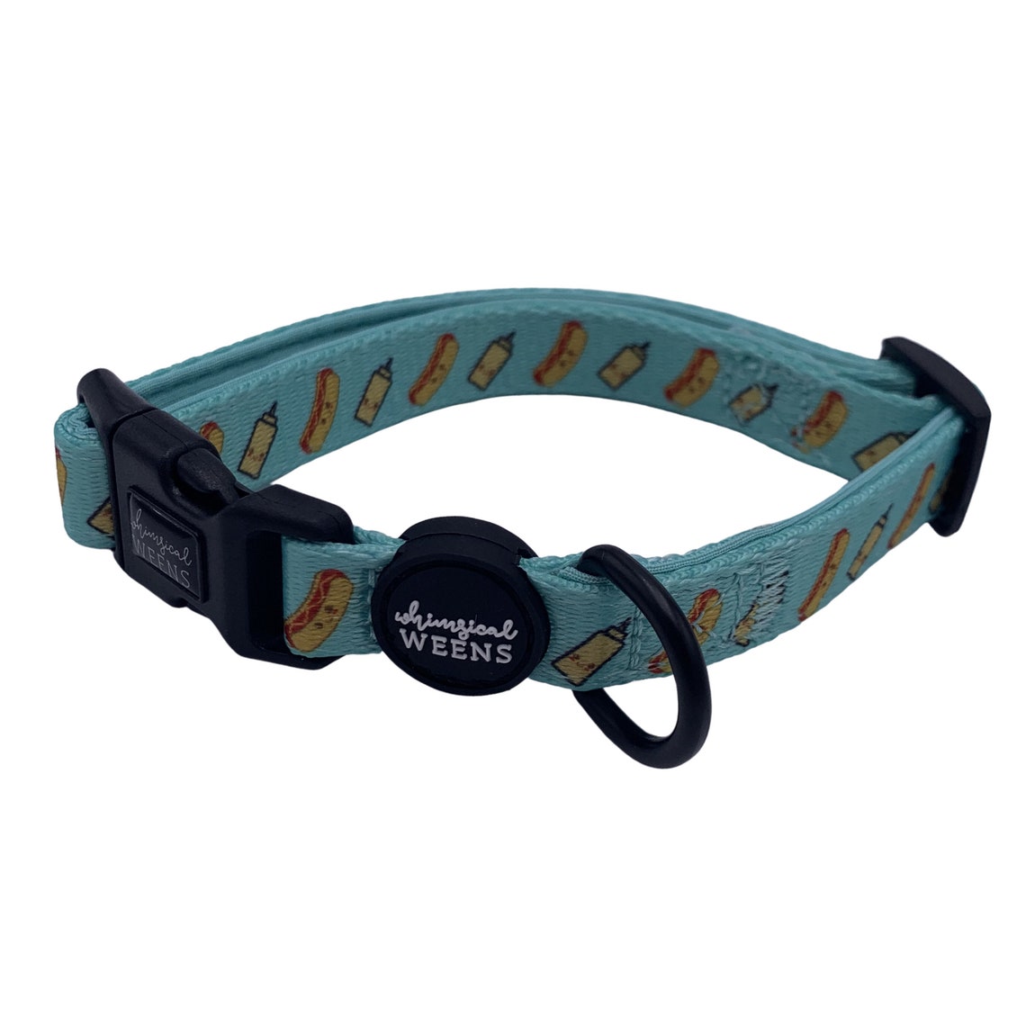 Hot Dog Dog Collar Set Sausage Dog Leash Set Dog Lead Etsy