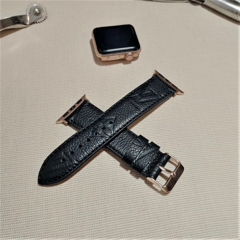 Handmade Louis Vuitton Apple watch band Series 654321 Etsy