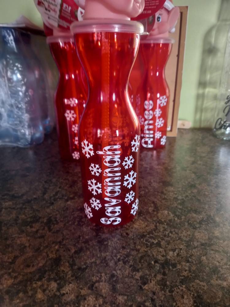 Personalised Elf Bottles Etsy