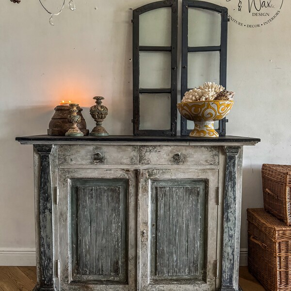 Painted Late 19th century French Style Sideboard