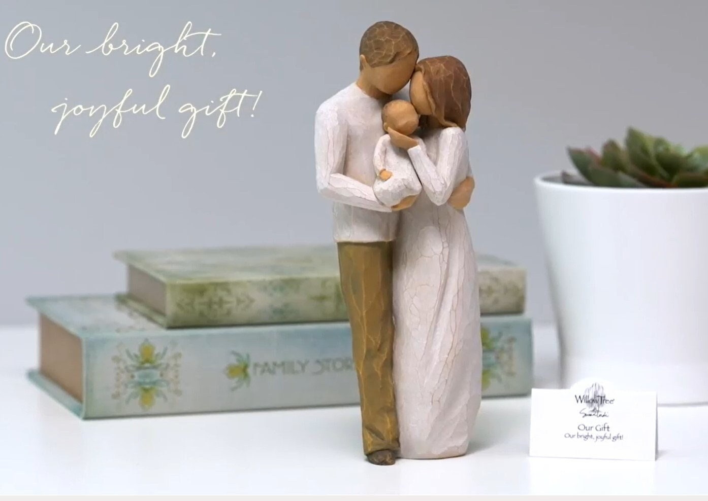 Willow Tree Our Gift, Sculpted Handpainted Figure A Joyful Gift to