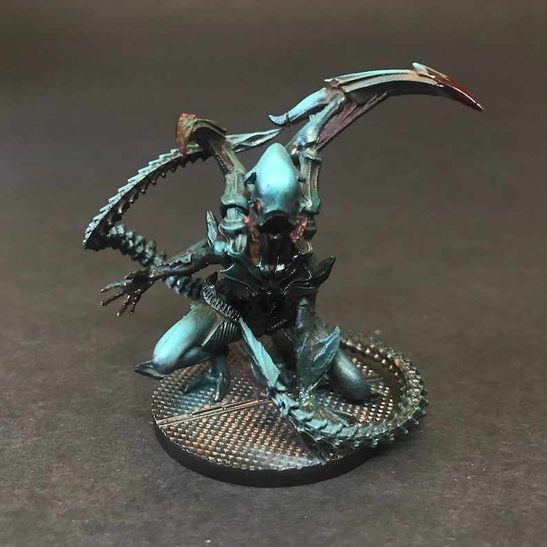Painted Alien Xenomorph miniatures for Nemesis boardgame Etsy