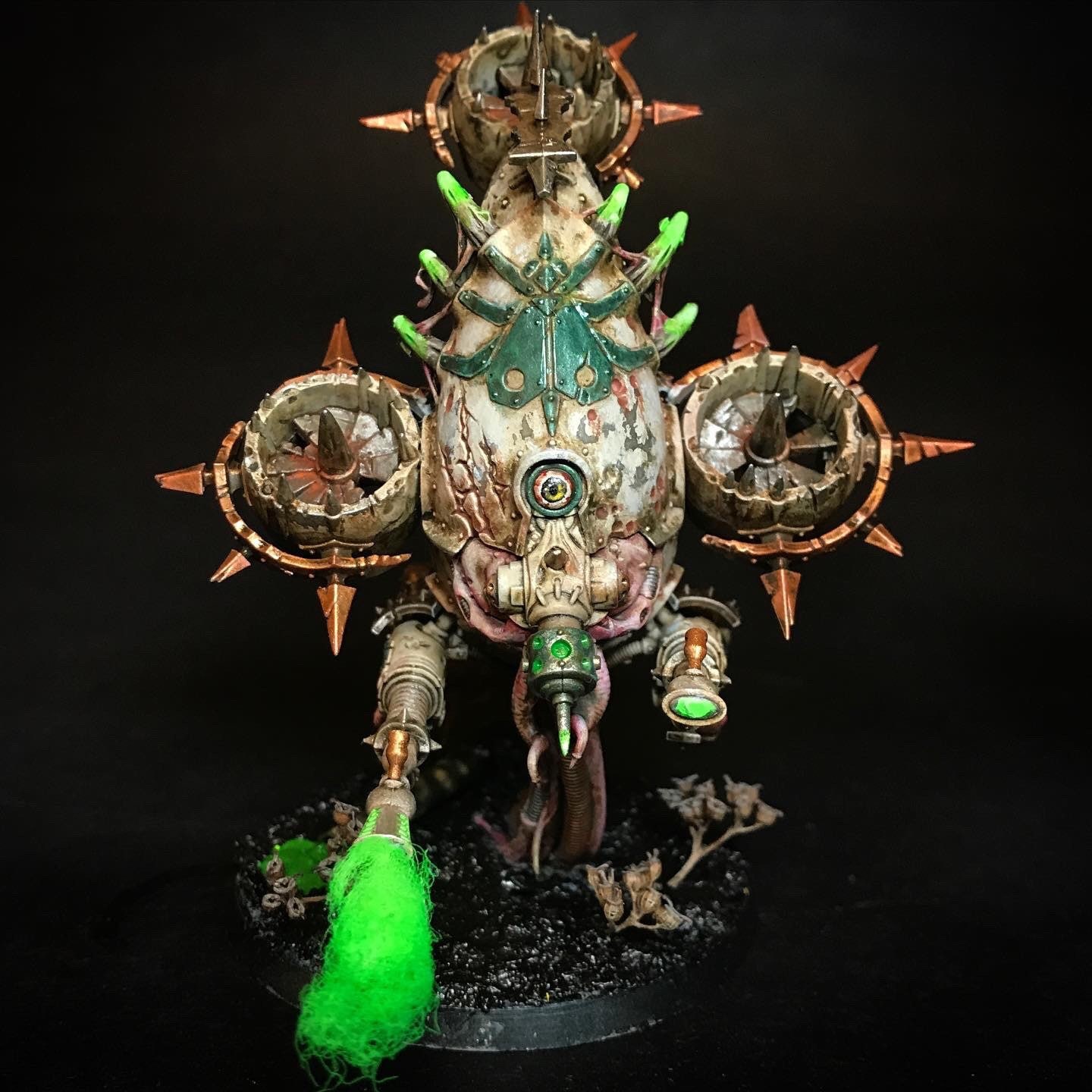 Pro Painted-to-order Death Guard Bloat Drone - Etsy