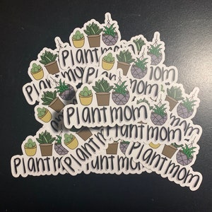PFLANZE MOM AUFKLEBER