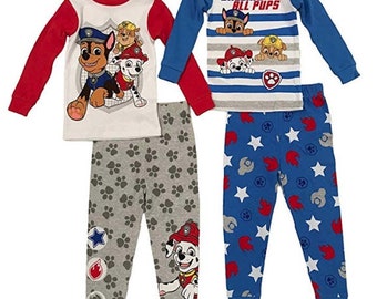 paw patrol fleece pajamas