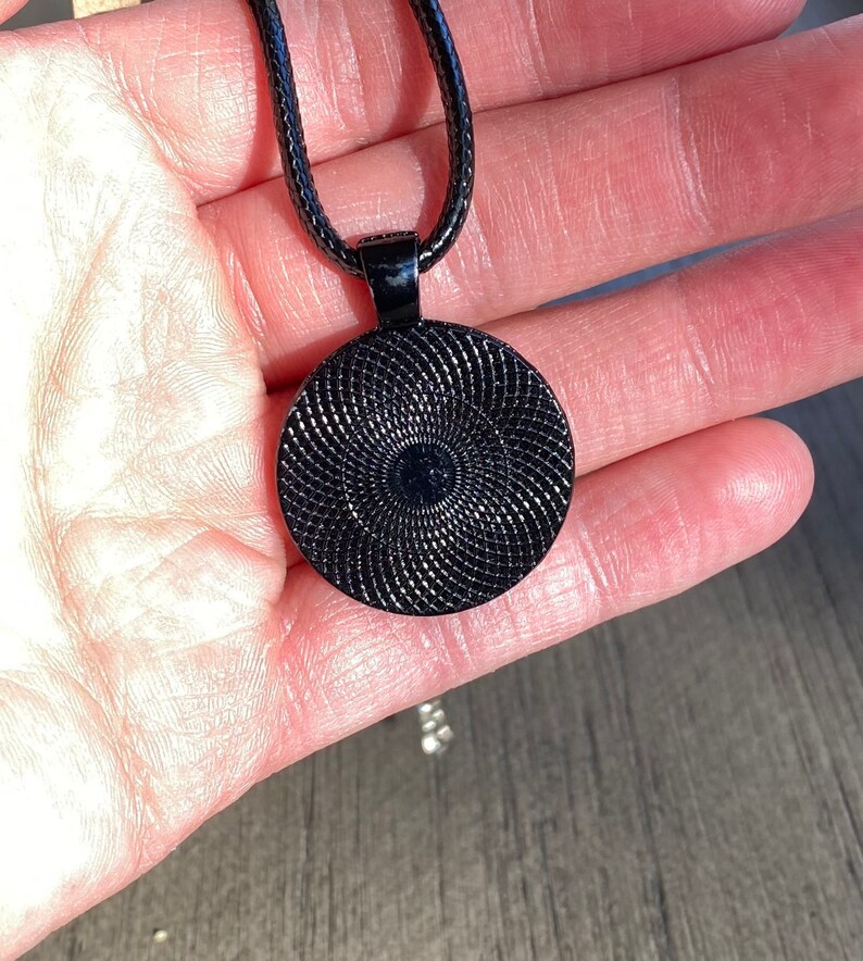 Multicolored Black Resin Necklace