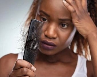 Cabello Lustroso Alopecia Androgénica, debilitamiento del cabello y calvas Tratamiento PURO ORGÁNICO NATURAL.