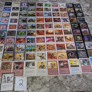 mtg card collection for sale Old Vintage Lot English Magic The Gathering-12 Cards 2-5 1000 MAGIC THE GATHERING MTG