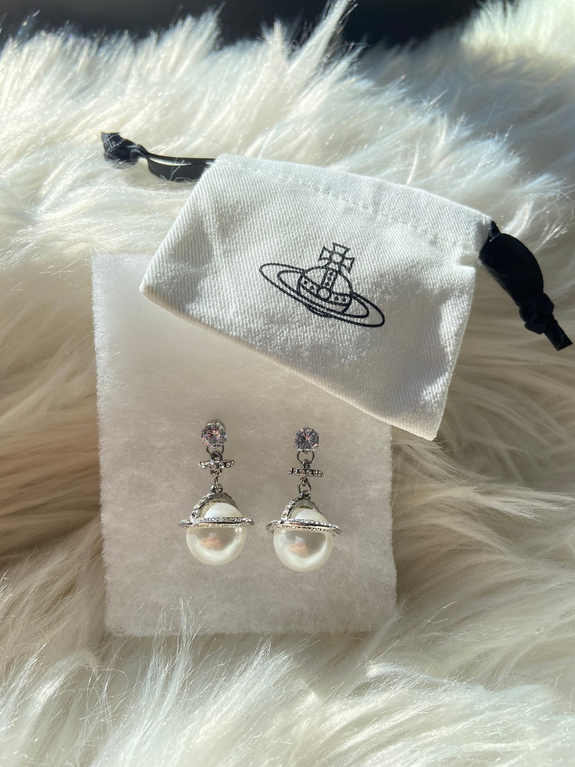 Vivienne Westwood Pearl earrings | Etsy