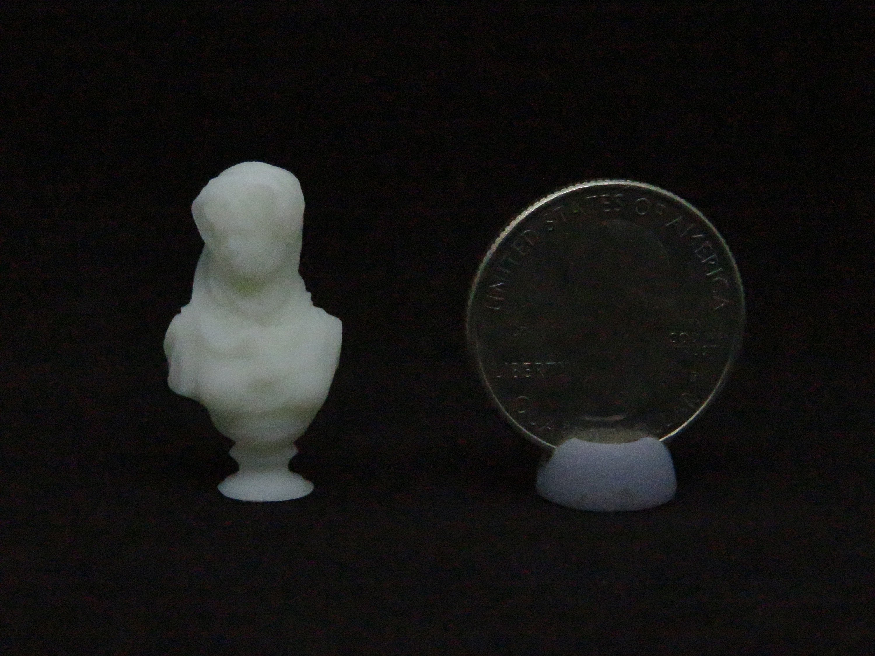 Miniature fantasy Bust of a Veiled Woman Etsy