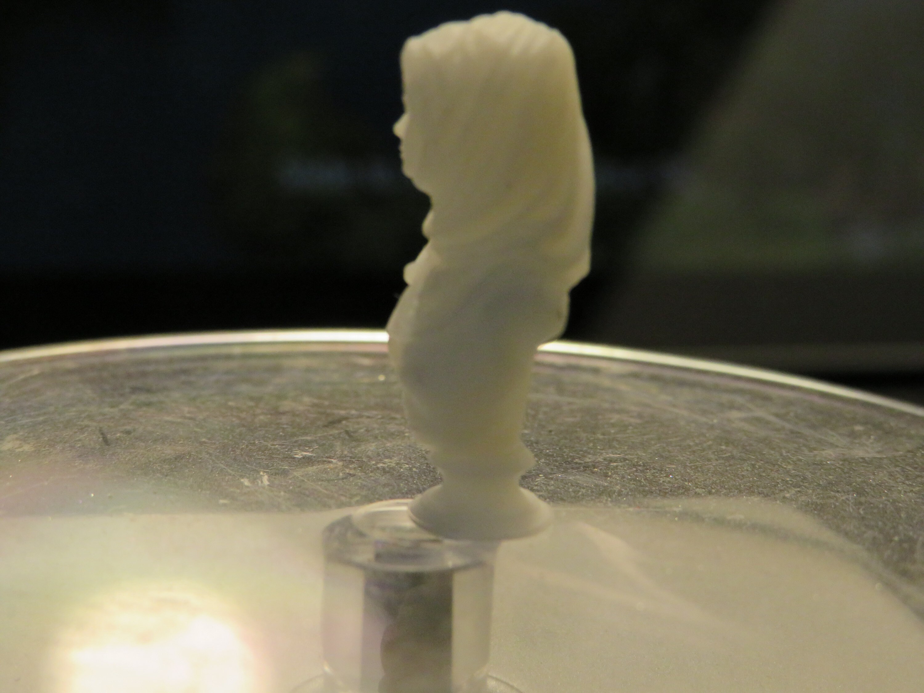 Miniature fantasy Bust of a Veiled Woman Etsy