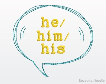 He Him His Pronouns Etsy He Him His Pronouns Etsy