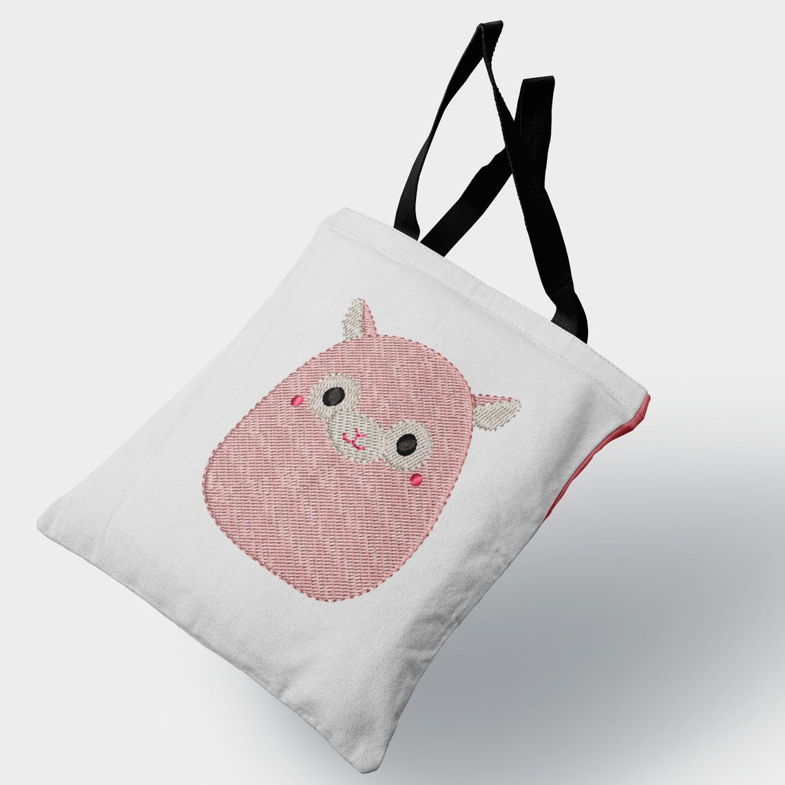 Alpaca Squishmallow Embroidery Design MAUVE the Pink Alpaca | Etsy