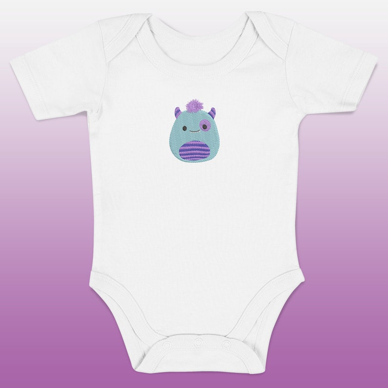 MORTY Squishmallow Machine Embroidery Pattern Monster Design | Etsy